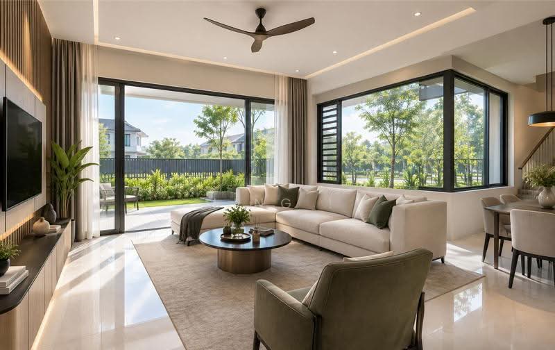 Fidelio brand new corner terrace! Pool! Lift!, Fidelio / Khairuddin, East Coast / Marine Parade, 5 Bedrooms, 4,800 sqft, Corner Terrace For Sale, by Ming !, 500290079 - Living Room - PropertyGuru.com.sg