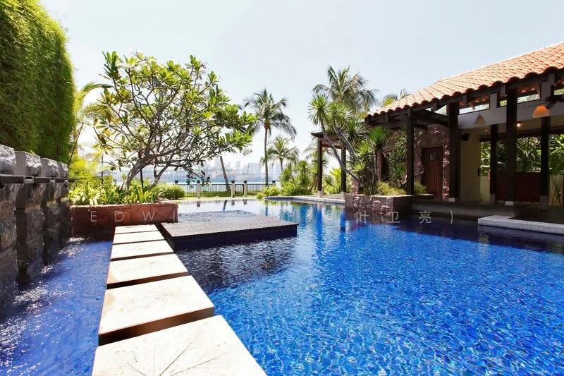 Full Sea View Ocean Drive Corner Bungalow Balinese style, Ocean Drive, Harbourfront / Telok Blangah, 5 Bedrooms, 7,000 sqft, Detached House For Rent, by Edwin Yip (叶卫亮), 500290093 - Pool - PropertyGuru.com.sg