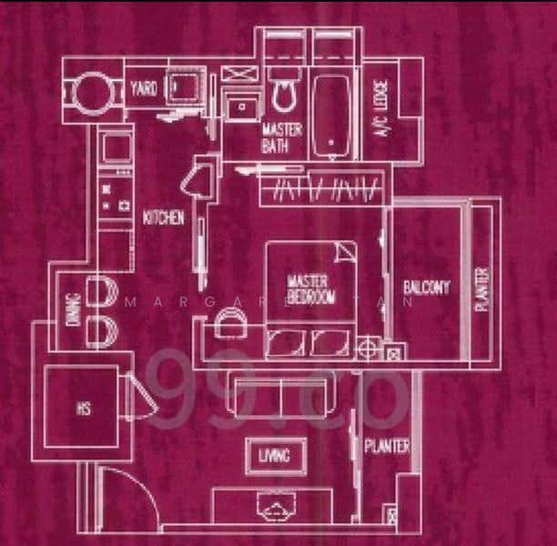 The Merlot, 101 Keng Lee Road, Farrer Park / Serangoon Rd, 1 Bedroom, 517 sqft, Apartment For Sale, by Margaret Tan, 500290099 - PropertyGuru.com.sg