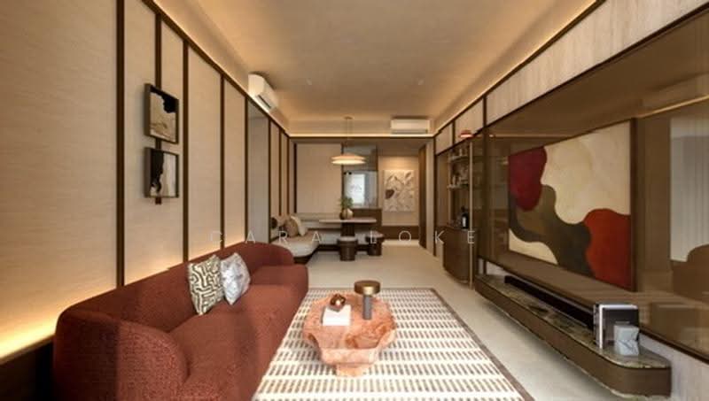 The Serra Residences, 7 Bassein Road, Newton / Novena, 4 Bedrooms, 958 sqft, Condominium For Sale, by Cara Loke, 500290122 - Living Room - PropertyGuru.com.sg
