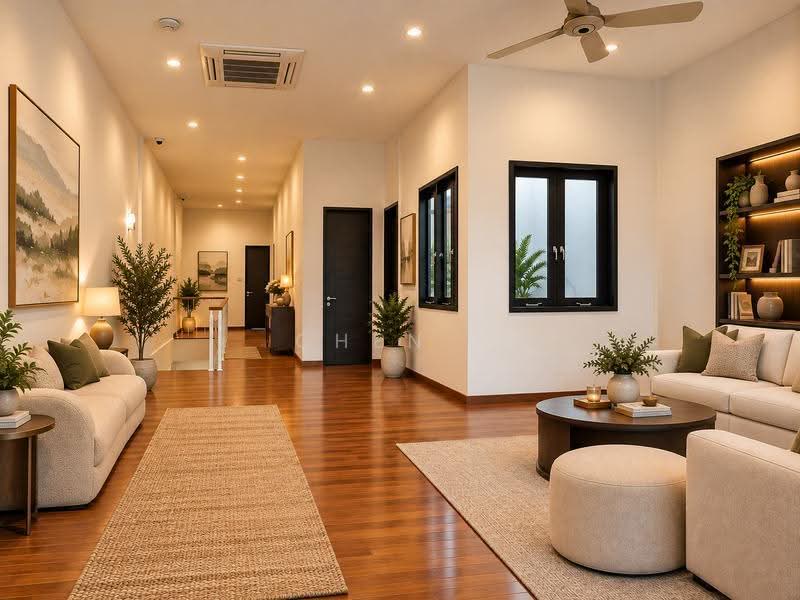 Wide Variety of Terrace House, Bedok / Upper East Coast, 9 Bedrooms, 5,600 sqft, Terraced House For Sale, by CHEN ., 500290211 - Living Room - PropertyGuru.com.sg
