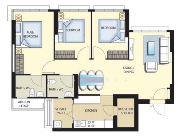 130A Lorong 1 Toa Payoh, 130A Lorong 1 Toa Payoh, Balestier / Toa Payoh, 3 Bedrooms, 1,001 sqft, HDB Flat For Sale, by Joan Chua, 500290232 - PropertyGuru.com.sg