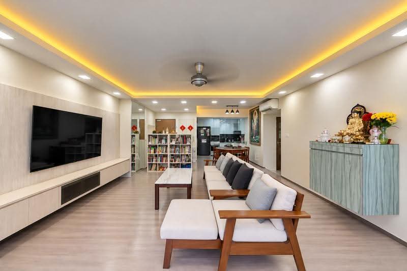 310C Punggol Walk, 310C Punggol Walk, Hougang / Punggol / Sengkang, 3 Bedrooms, 1,206 sqft, HDB Flat For Sale, by Alex Lee, 500290238 - Living Room - PropertyGuru.com.sg