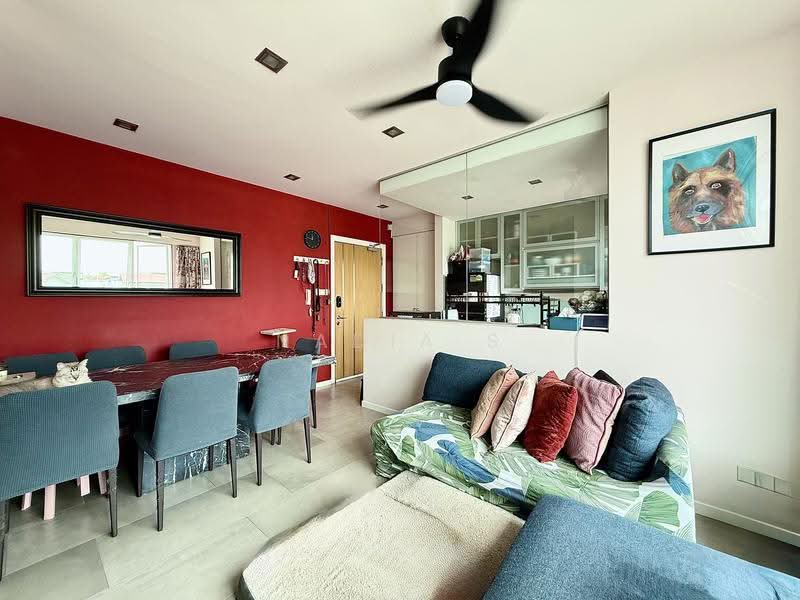 D15 Condo - Joo Chiat, East Coast, Marine Parade, Katong, Joo Chiat Lane, East Coast / Marine Parade, 2 Bedrooms, 667 sqft, Apartment For Rent, by Nadia S, 500290256 - Dining & Living - PropertyGuru.com.sg