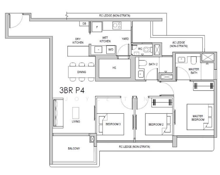 Lentor Gardens Residences, 68 Lentor Gardens, Mandai / Upper Thomson, 3 Bedrooms, 1,001 sqft, Apartment For Sale, by Joyce Tan, 500290261 - PropertyGuru.com.sg