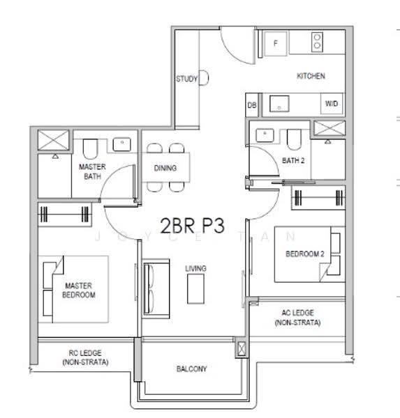 Lentor Gardens Residences, 68 Lentor Gardens, Mandai / Upper Thomson, 2 Bedrooms, 678 sqft, Apartment For Sale, by Joyce Tan, 500290269 - PropertyGuru.com.sg