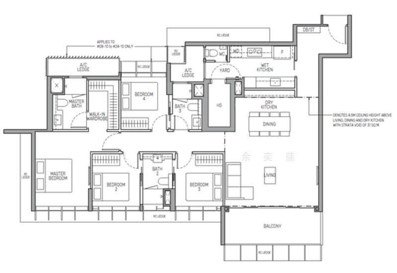 The Myst, 802 Upper Bukit Timah Road, Dairy Farm / Bukit Panjang / Choa Chu Kang, 4 Bedrooms, 1,518 sqft, Condominium For Sale, by Kelly Yu 余奕葹, 500290298 - PropertyGuru.com.sg