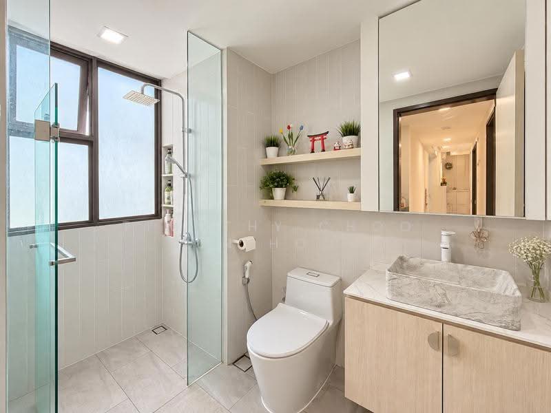 The Inflora, 59 Flora Drive, Changi Airport / Changi Village, 3 Bedrooms, 1,582 sqft, Condominium For Sale, by Timothy Choo Jun Hong, 500290318 - Bathroom - PropertyGuru.com.sg