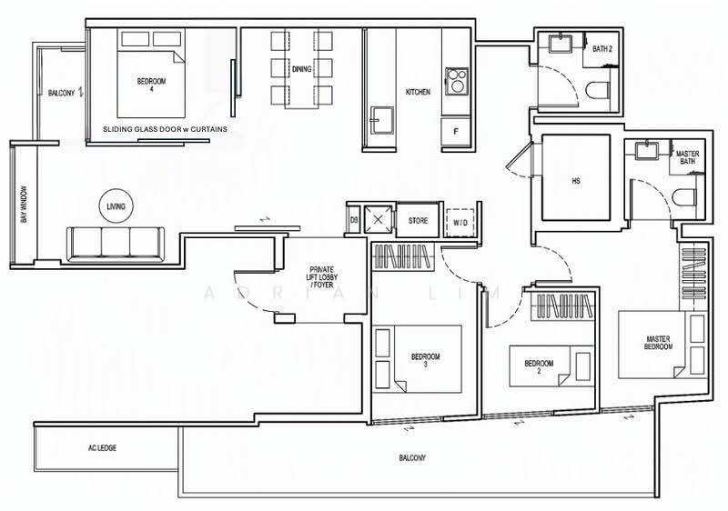 NoMa, 56 Lorong 28 Geylang, Eunos / Geylang / Paya Lebar, 4 Bedrooms, 1,335 sqft, Condominium For Rent, by Adrian Lim, 500290336 - PropertyGuru.com.sg