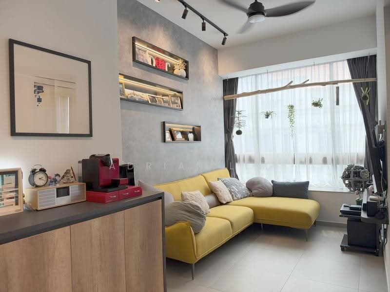 NoMa, 56 Lorong 28 Geylang, Eunos / Geylang / Paya Lebar, 4 Bedrooms, 1,335 sqft, Condominium For Rent, by Adrian Lim, 500290336 - Living Room - PropertyGuru.com.sg