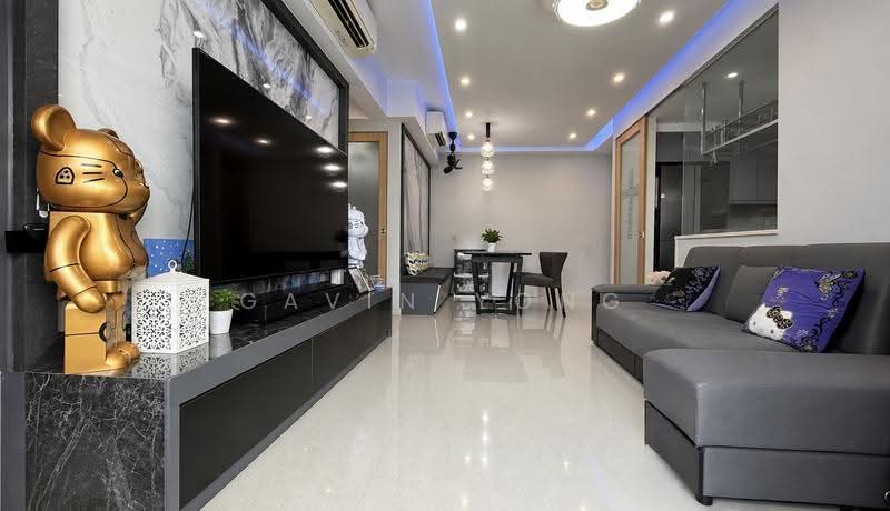 Hundred Palms Residences, 264 Yio Chu Kang Road, Hougang / Punggol / Sengkang, 3 Bedrooms, 1,055 sqft, Executive Condominium For Sale, by Gavin Yong, 500290345 - Living Room - PropertyGuru.com.sg