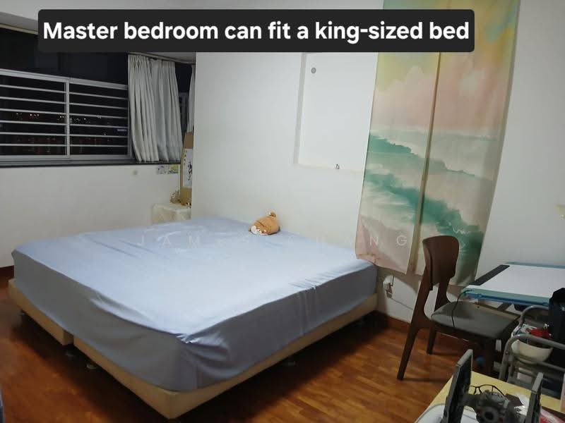 462 Clementi Avenue 3, 462 Clementi Avenue 3, Buona Vista / West Coast / Clementi New Town, 3 Bedrooms, 969 sqft, HDB Flat For Sale, by James Chang, 500290388 - Master Bedroom - PropertyGuru.com.sg