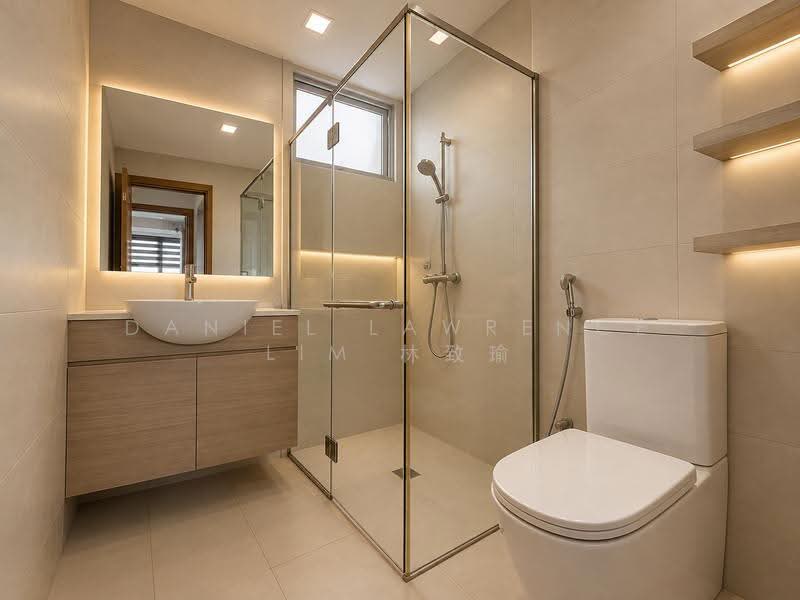 Super Cheap Freehold 4+Study $350K Below Value, 2 MRT, No Wasted Space, Eunos / Geylang / Paya Lebar, 4 Bedrooms, 1,550 sqft, Apartment For Sale, by Daniel Lawrence Lim 林致瑜, 500290394 - Bathroom - PropertyGuru.com.sg