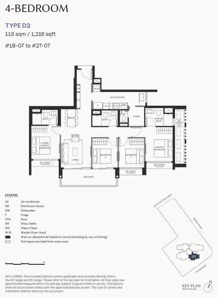 The Serra Residences, 7 Bassein Road, Newton / Novena, 4 Bedrooms, 1,216 sqft, Condominium For Sale, by Raye Cham, 500290416 - PropertyGuru.com.sg