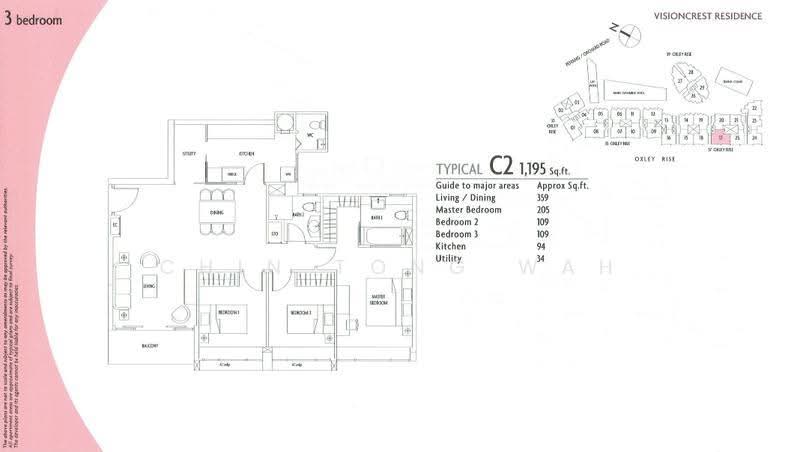 Visioncrest, 37 Oxley Rise, Orchard / River Valley, 3 Bedrooms, 1,195 sqft, Condominium For Rent, by Chin Tong Wah, 500290448 - PropertyGuru.com.sg