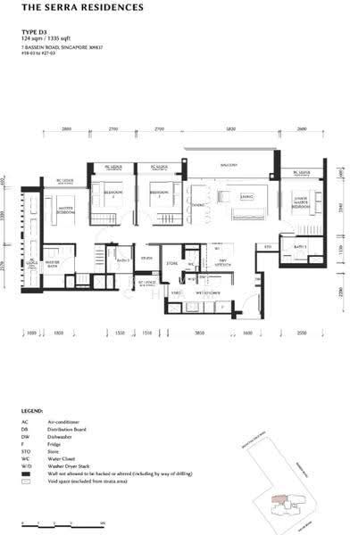 The Serra Residences, 7 Bassein Road, Newton / Novena, 4 Bedrooms, 1,335 sqft, Condominium For Sale, by Raye Cham, 500290462 - PropertyGuru.com.sg
