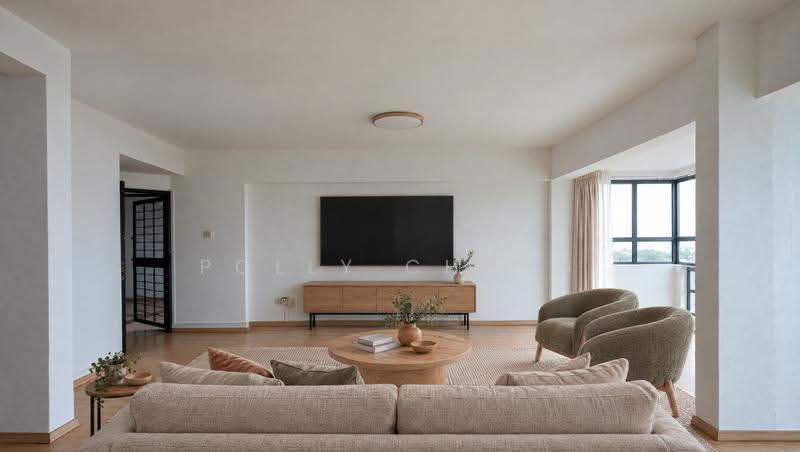 Living Room AI generated image