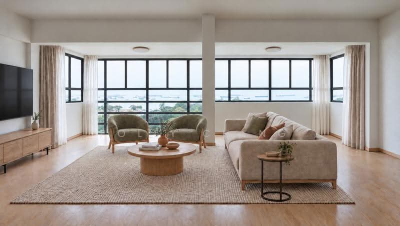 Living Room AI generated image