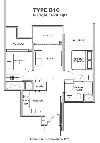 Hillock Green, 22-28 Lentor Central, Mandai / Upper Thomson, 1 Bedroom, 624 sqft, Condominium For Rent, by Darren Lee, 500290596 - PropertyGuru.com.sg