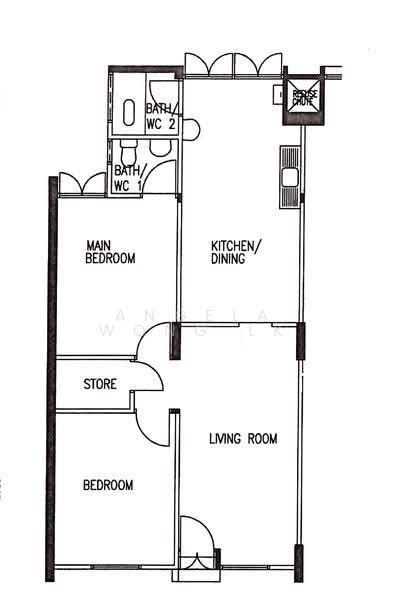 556 Ang Mo Kio Avenue 10, 556 Ang Mo Kio Avenue 10, Ang Mo Kio / Bishan / Thomson, 2 Bedrooms, 731 sqft, HDB Flat For Sale, by Angela Wong LK, 500290665 - Main Bedroom - PropertyGuru.com.sg