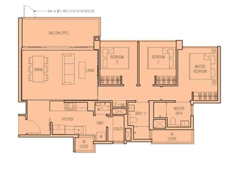 Parc Life, 31 Sembawang Crescent, Sembawang / Yishun, 3 Bedrooms, 1,066 sqft, Condominium For Sale, by Kavin Kuah, 500290746 - PropertyGuru.com.sg
