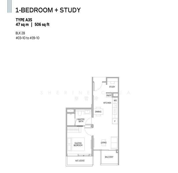 Union Square Residences, 28 Havelock Road,, Boat Quay / Raffles Place / Marina, 1 Bedroom, 506 sqft, Condominium For Sale, by Sherine Chua 蔡雪玲, 500290785 - PropertyGuru.com.sg