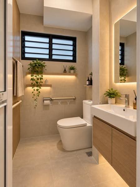 443 Ang Mo Kio Avenue 10, 443 Ang Mo Kio Avenue 10, Ang Mo Kio / Bishan / Thomson, 3 Bedrooms, 882 sqft, HDB Flat For Sale, by Ricky Teo, 500290829 - Bathroom Virtual Staging - PropertyGuru.com.sg