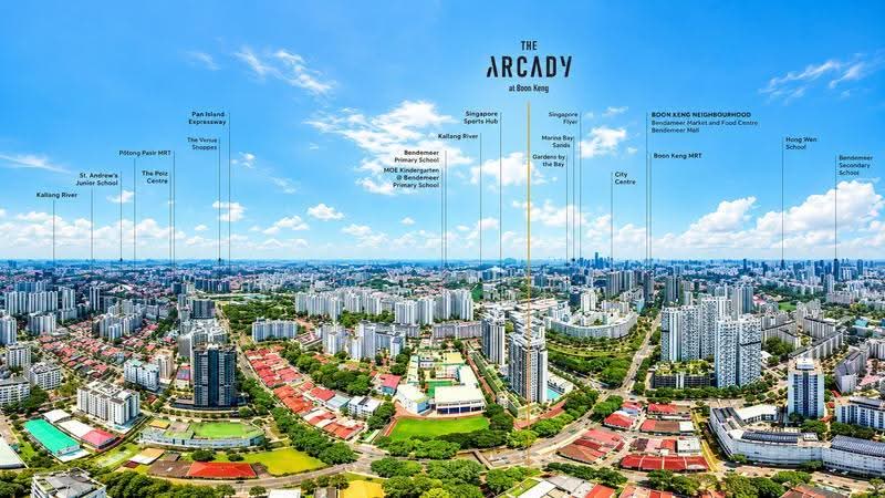 The Arcady At Boon Keng, 1037 Serangoon Road, Balestier / Toa Payoh, 4 Bedrooms, 1,410 sqft, Condominium For Sale, by Dion Chen, 500290879 - Map - PropertyGuru.com.sg