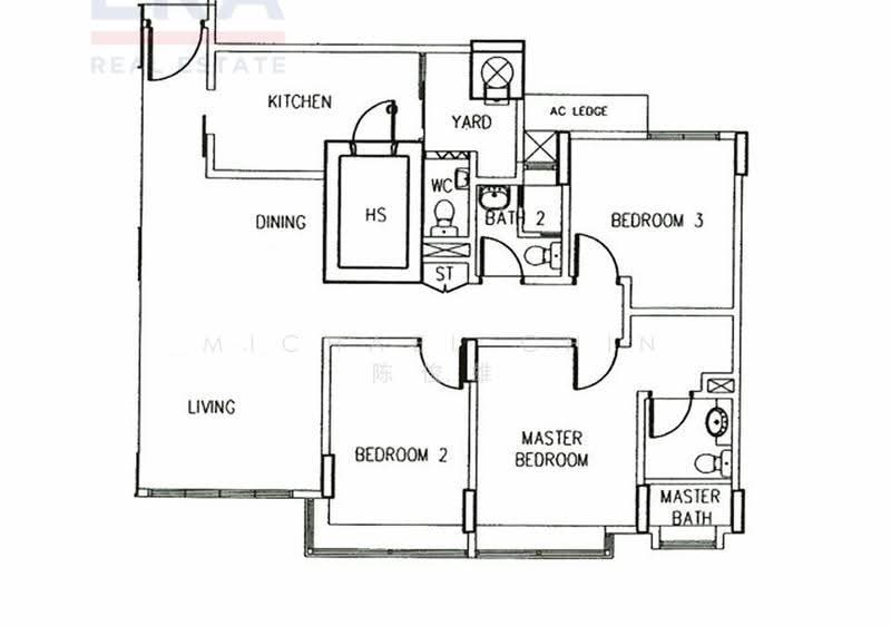 La Casa, 56 Woodlands Drive 16, Admiralty / Woodlands, 3 Bedrooms, 1,109 sqft, Condominium For Sale, by Michael Chin 陈俊雄, 500290883 - PropertyGuru.com.sg