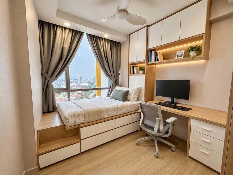 One Amber, 3 Amber Gardens, East Coast / Marine Parade, 3 Bedrooms, 1,227 sqft, Condominium For Sale, by Jason Ang, 500290898 - Common bedroom - PropertyGuru.com.sg