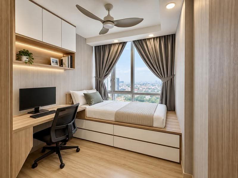One Amber, 3 Amber Gardens, East Coast / Marine Parade, 3 Bedrooms, 1,227 sqft, Condominium For Sale, by Jason Ang, 500290898 - Common bedroom - PropertyGuru.com.sg