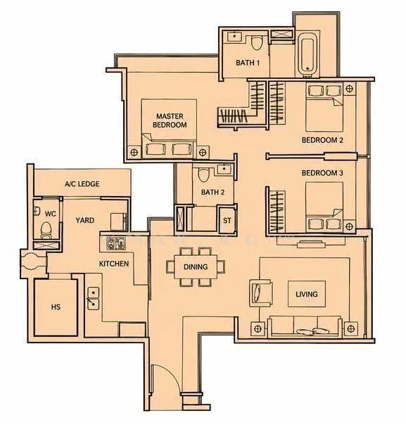 One Amber, 3 Amber Gardens, East Coast / Marine Parade, 3 Bedrooms, 1,227 sqft, Condominium For Sale, by Abel Low, 500290932 - PropertyGuru.com.sg