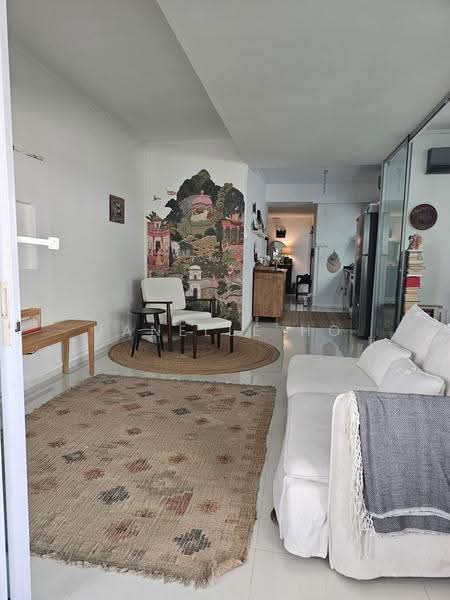 Tiong Bahru - A Charming Walk Up Conservation, 78 Yong Siak Street, Alexandra / Commonwealth, 3 Bedrooms, 930 sqft, Walk-up Apartment For Rent, by Janelle Ho, 500291048 - Living Room - PropertyGuru.com.sg