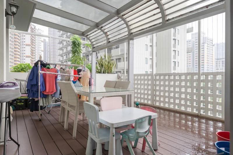 Sky Habitat, 7 Bishan Street 15, Ang Mo Kio / Bishan / Thomson, 3 Bedrooms, 1,292 sqft, Condominium For Sale, by K.S Tan, 500291096 - Balcony - PropertyGuru.com.sg
