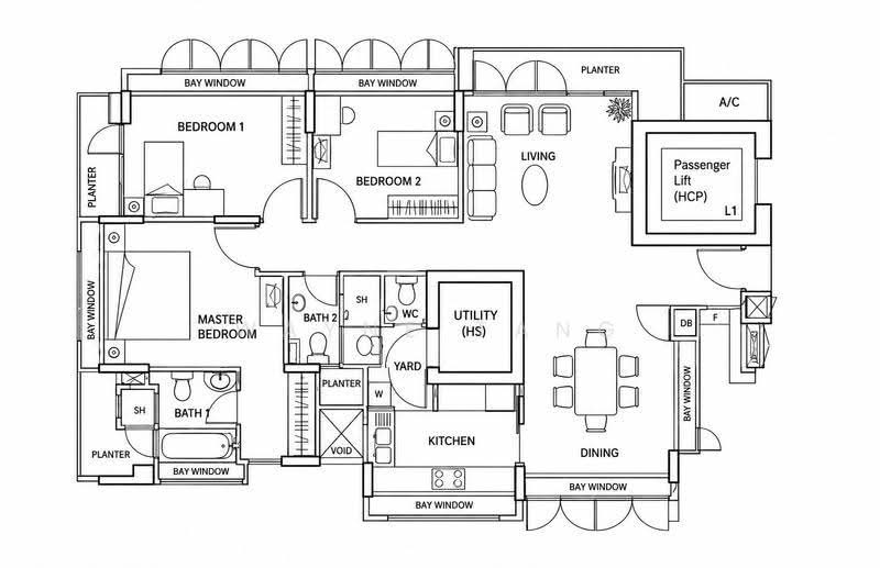 Pasadena, 2A Derbyshire Road, Newton / Novena, 3 Bedrooms, 1,464 sqft, Condominium For Rent, by Wayne Tang, 500291110 - PropertyGuru.com.sg