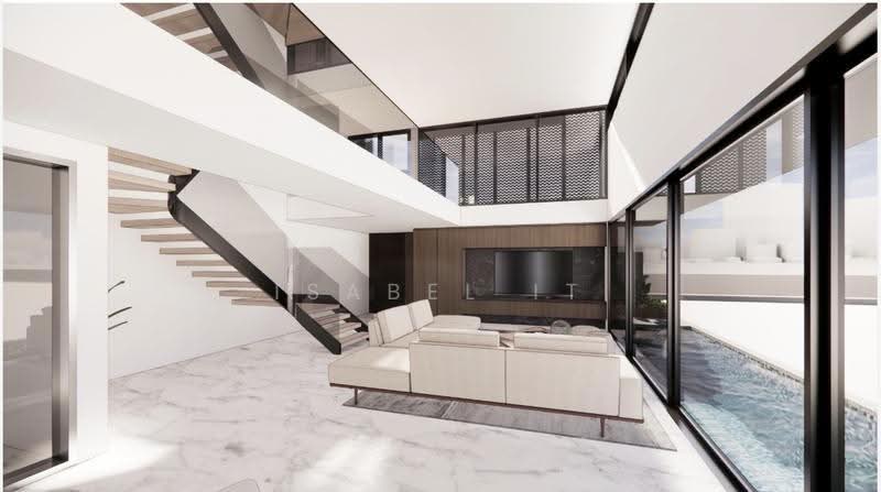 Sembawang Hills Estate, Nemesu Avenue, Ang Mo Kio / Bishan / Thomson, 6 Bedrooms, 7,940 sqft, Corner Terrace For Sale, by Isabel It, 500291144 - Living Room - PropertyGuru.com.sg