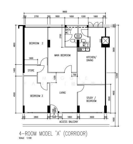 152 Yung Ho Road, 152 152, Boon Lay / Jurong / Tuas, 3 Bedrooms, 1,119 sqft, HDB Flat For Sale, by Maggie Yang (楊子萱), 500291171 - PropertyGuru.com.sg