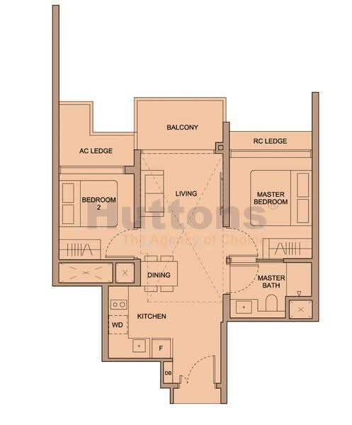 Hillock Green, 22-28 Lentor Central, Mandai / Upper Thomson, 2 Bedrooms, 624 sqft, Condominium For Rent, by Cedric Lim (林育民), 500291204 - PropertyGuru.com.sg