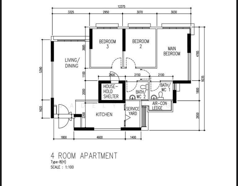 93B Telok Blangah Street 31, 93B 93B, Harbourfront / Telok Blangah, 3 Bedrooms, 1,001 sqft, HDB Flat For Sale, by Jadelyn Ang, 500291206 - PropertyGuru.com.sg