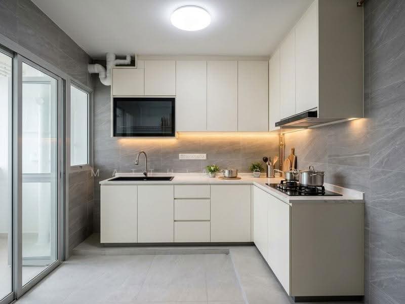 141a Mcnair Road, Mcnair Road, 3 Bedrooms, 1,001 sqft, HDB Flat For Rent, by Matthias Guo, 500291214 - Kitchen - PropertyGuru.com.sg