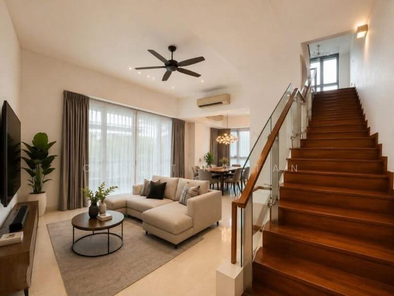 Cabana, 145A Sunrise Terrace, Seletar / Yio Chu Kang, 5 Bedrooms, 2,917 sqft, Cluster House For Sale, by Christina Tan, 500291253 - Living Room - PropertyGuru.com.sg