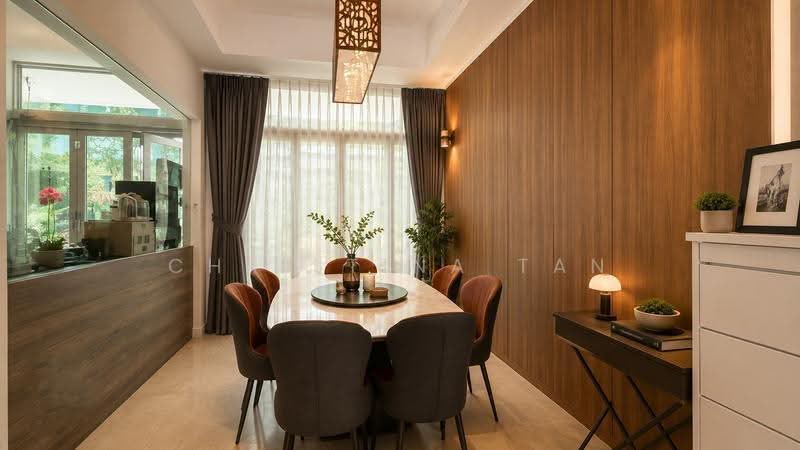 Cabana, 145A Sunrise Terrace, Seletar / Yio Chu Kang, 5 Bedrooms, 2,917 sqft, Cluster House For Sale, by Christina Tan, 500291253 - Dining Room - PropertyGuru.com.sg