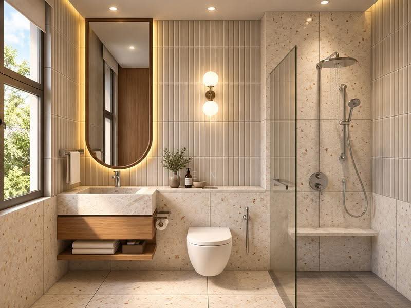 Early Bird Discount $500K Semi-Detached in District 19, Hougang / Punggol / Sengkang, 6 Bedrooms, 6,910 sqft, Semi-Detached House For Sale, by CHEN ., 500291281 - Bathroom - PropertyGuru.com.sg