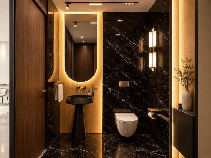 Early Bird Discount $500K Semi-Detached in District 19, Hougang / Punggol / Sengkang, 6 Bedrooms, 6,910 sqft, Semi-Detached House For Sale, by CHEN ., 500291281 - Bathroom - PropertyGuru.com.sg