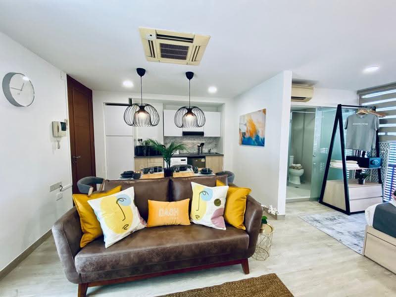 Dash Living on Kinta, 38 Kinta Road Singapore 219107, Farrer Park / Serangoon Rd, Studio, 366 sqft, Apartment For Rent, by Dash Living, 500291344 - Living Room - PropertyGuru.com.sg