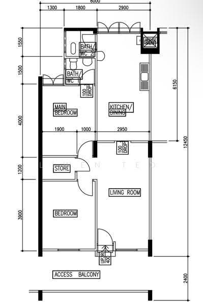 443 Ang Mo Kio Avenue 10, 443 Ang Mo Kio Avenue 10, Ang Mo Kio / Bishan / Thomson, 2 Bedrooms, 721 sqft, HDB Flat For Sale, by Liwen Teo, 500291360 - PropertyGuru.com.sg