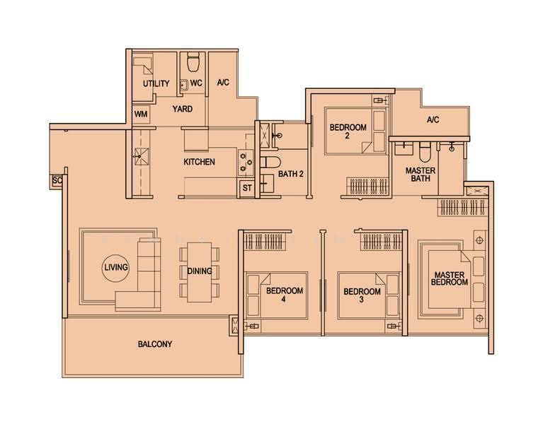 SkyPark Residences, 5 Sembawang Crescent, Sembawang / Yishun, 4 Bedrooms, 1,302 sqft, Condominium For Sale, by Kenneth Lim CT, 500291448 - PropertyGuru.com.sg