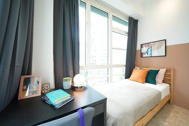 The Bayron, 49 Saint Thomas Walk, Orchard / River Valley, 1 Bedroom, 146 sqft, Condominium For Rent, by Cove, 500291480 - Orange Room - Standard - PropertyGuru.com.sg