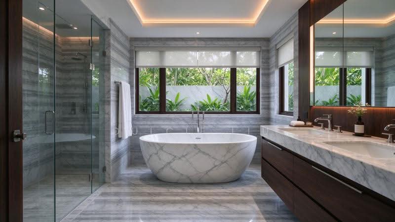Brand New Freehold Landed at Braddell Heights Estate, Dunsfold Drive, Macpherson / Potong Pasir, 7 Bedrooms, 6,738 sqft, Detached House For Sale, by Dulcie Liu, 500291537 - Bathroom - PropertyGuru.com.sg