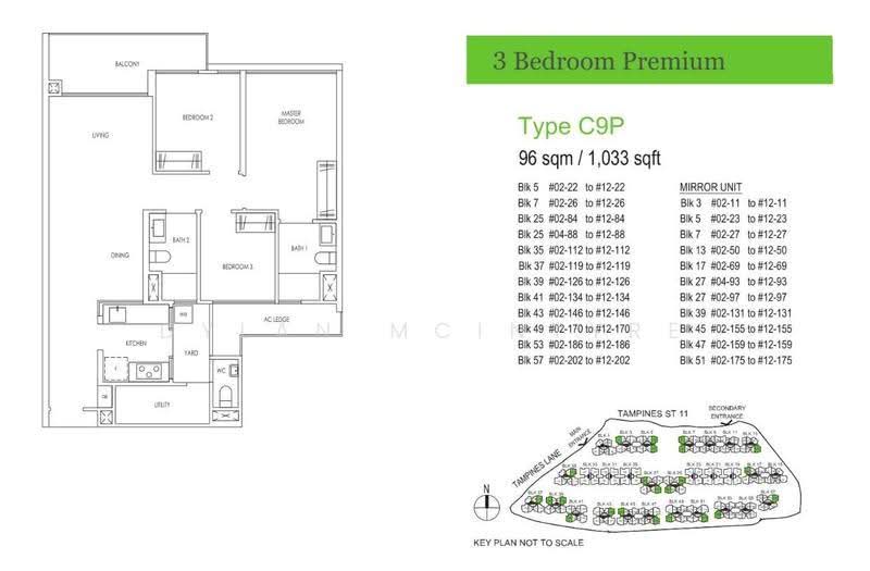 Treasure at Tampines, 57 Tampines Lane, Pasir Ris / Tampines, 3 Bedrooms, 1,033 sqft, Condominium For Sale, by Dylan McIntyre, 500291693 - PropertyGuru.com.sg